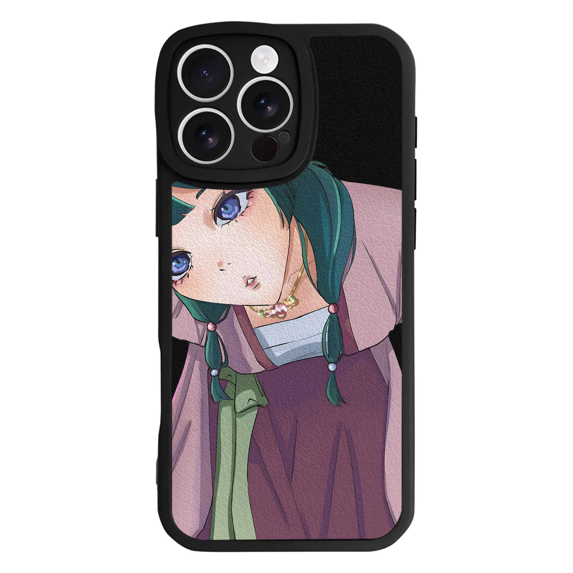 （画像用） 薬屋のひとりごと The Apothecary Diaries 【iPhone 16シリーズ対応】シリコンスマホケース（レザー調） 材質：シリコン